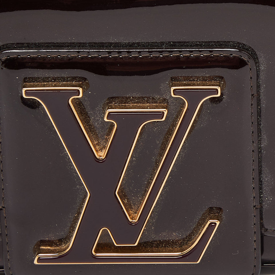 Louis Vuitton Amarante Patent Leather Sobe Clutch