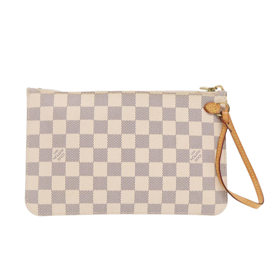 Louis Vuitton Neverfull Mm  Canvas Clutch Bag
