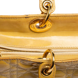 Dior Cannage Patent Leather Large Lady Dior Tote