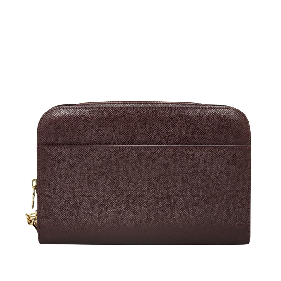 Louis Vuitton Baikal  Leather Clutch Bag