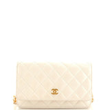 CHANEL Coco de Toi Heart Wallet on Chain Quilted Lambskin