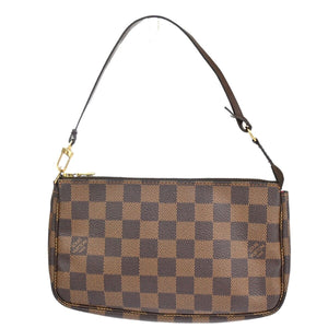 Louis Vuitton Pochette Accessoires  Canvas Clutch Bag