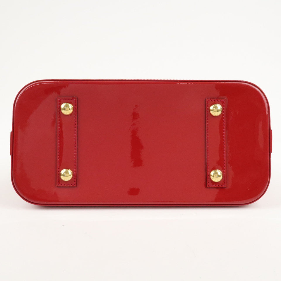 Louis Vuitton Monogram Vernis Alma PM Rose Indien Hand Bag M91770