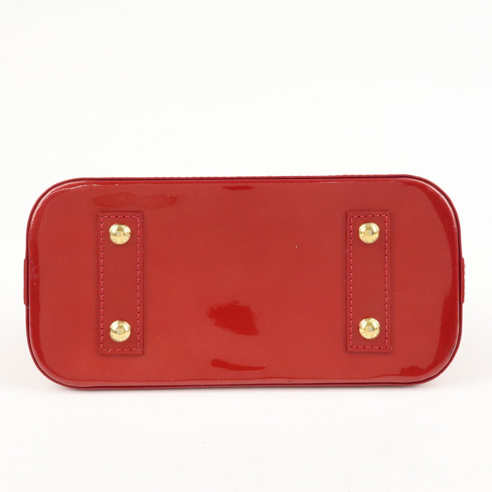 Louis Vuitton Monogram Vernis Alma BB Cerise Hand Bag M90174