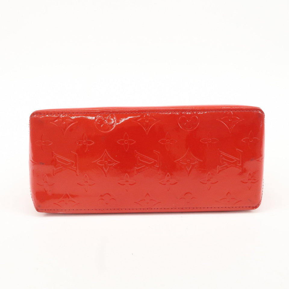 Louis Vuitton Monogram Vernis Lead PM Hand Bag M91088 Rouge