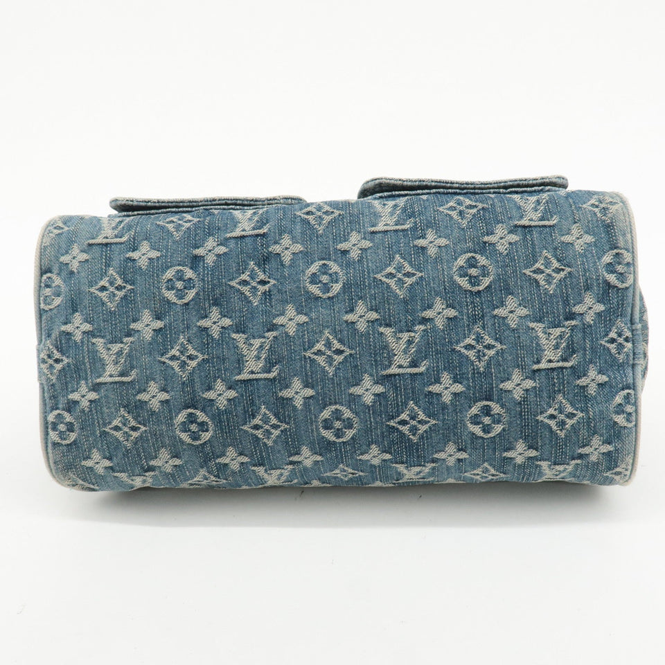 Louis Vuitton Monogram Denim Neo Speedy Boston Bag Blue M95019