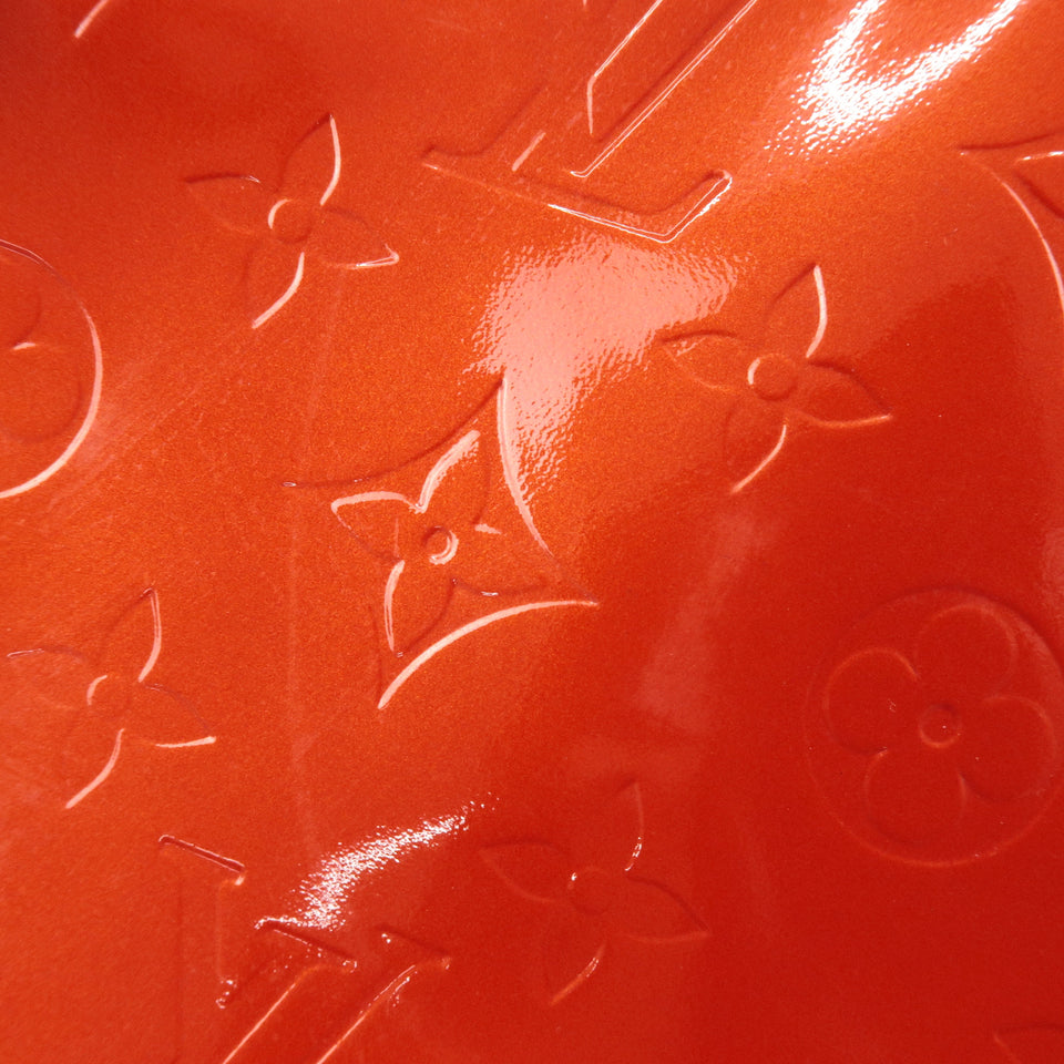 Louis Vuitton Monogram Vernis Lead PM Hand Bag Rouge M91088