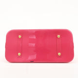 Louis Vuitton Monogram Vernis Alma MM Rose Hand Bag M93686