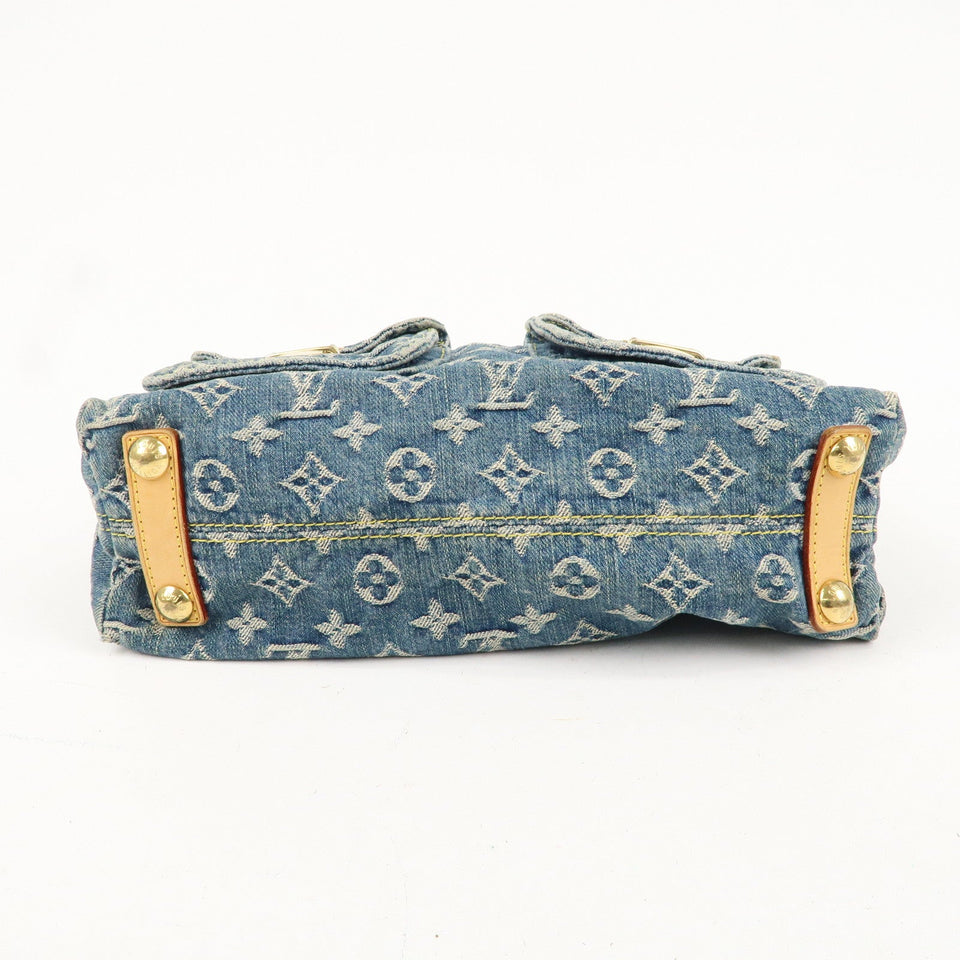 Louis Vuitton Monogram Denim Baggy PM Shoulder Bag M95049