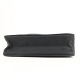 Prada Logo Nylon Hand Bag Pouch Purse Black MV515