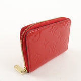 Louis Vuitton Monogram Vernis Zippy Coin Purse Cerise M90202