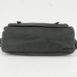 Prada Logo Nylon Shoulder Bag Crossbody Bag NERO Black BT6671