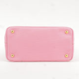 Prada Canapa Mini Canvas 2Way Bag Shoulder Bag Pink 1BG439