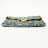 Louis Vuitton Monogram Denim Pochette Plat Pouch M95007