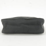 Prada Logo Nylon Pouch Hand Bag Purse NERO Black