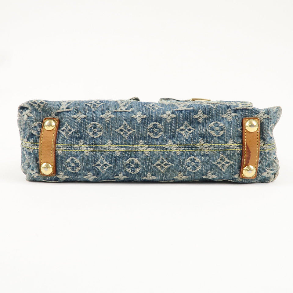 Louis Vuitton Monogram Denim Baggy GM Shoulder Bag M95048