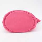 Prada Logo Canapa Canvas Leather Fabric 2Way Bag Pink 1BG163