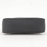 Prada Nylon Pouch Hand Bag Mini Bag Purse NERO Black MV515