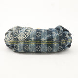 Louis Vuitton Monogram Denim Mini Pleaty Raye Shoulder Bag M95333