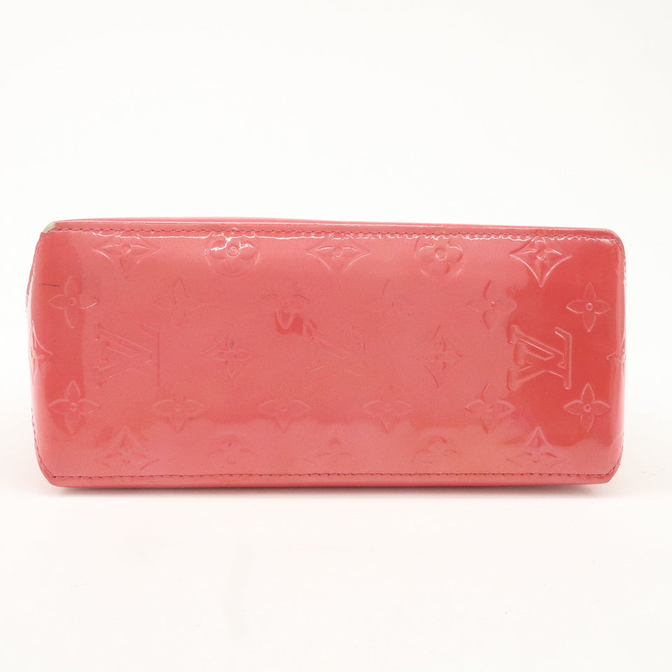 Louis Vuitton Monogram Vernis Lead PM Hand Bag Framboise M9132F