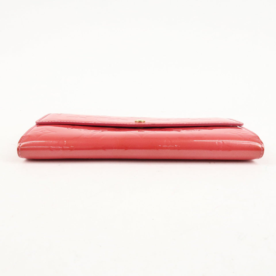 Louis Vuitton Monogram Vernis Portefeuille Sarah Framboise M9140F