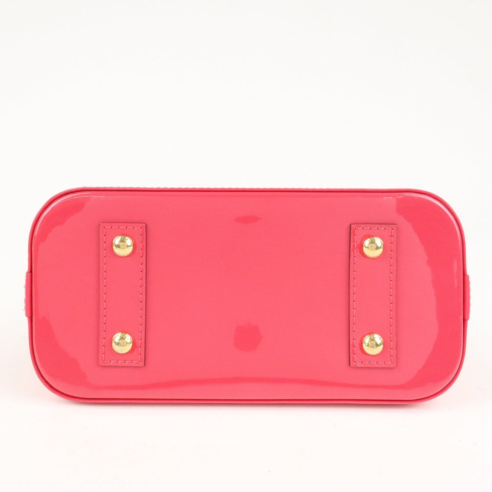 Louis Vuitton Monogram Vernis Alma BB 2Way Bag Rose Indien M91771