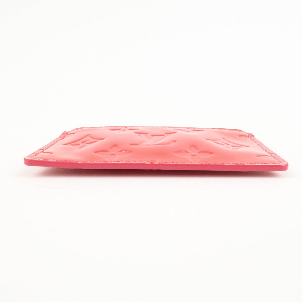 Louis Vuitton Monogram Vernis Pochette Cles Coin Case Pink M9144F