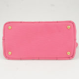 Prada Canapa Mini Canvas 2Way Bag Shoulder Bag Pink 1BG439