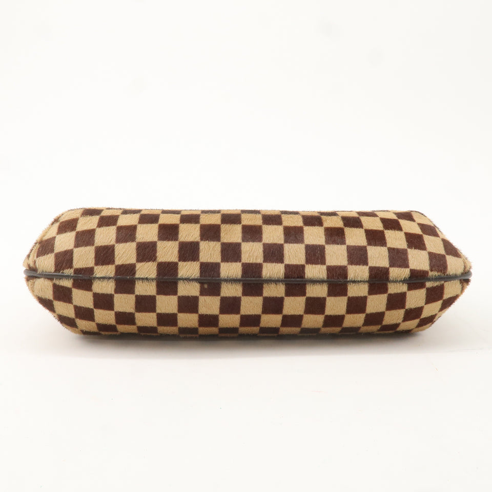 Louis Vuitton Damier Sauvage Tiger Hand Bag Brown M92132