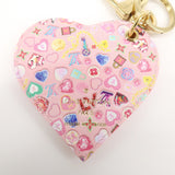 Louis Vuitton Monogram Vernis Porte Cles Love Lock Heart M01164