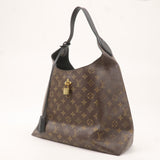 Louis Vuitton Monogram Flower Hobo Shoulder Bag Brown M43545