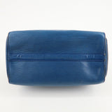 Louis Vuitton Epi Speedy 25 Hand Boston Bag Blue M43015