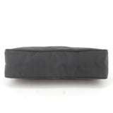 Prada Logo Nylon Pouch Hand Bag NERO Black MV633