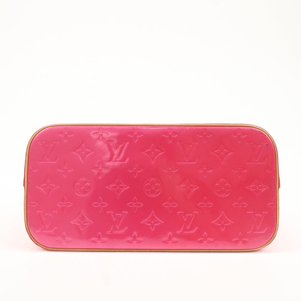 Louis Vuitton Monogram Vernis Houston Tote Bag Fuchsia Pink M91219
