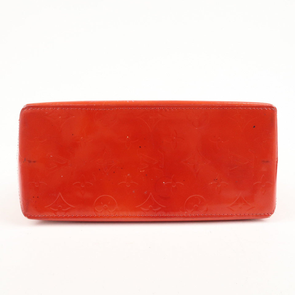Louis Vuitton Monogram Vernis Lead PM Hand Bag Rouge M91088