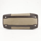 Prada Logo Jacquard Leather 2Way Bag Tote Bag Beige BR3413