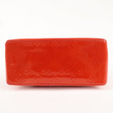 Louis Vuitton Monogram Vernis Lead PM Hand Bag Rouge M91088
