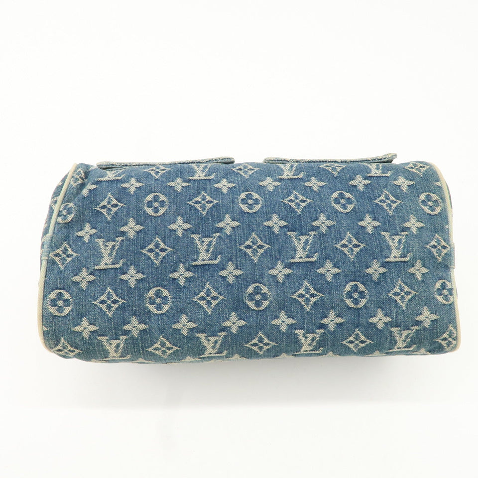 Louis Vuitton Monogram Denim Neo Speedy Boston Bag Blue M95019