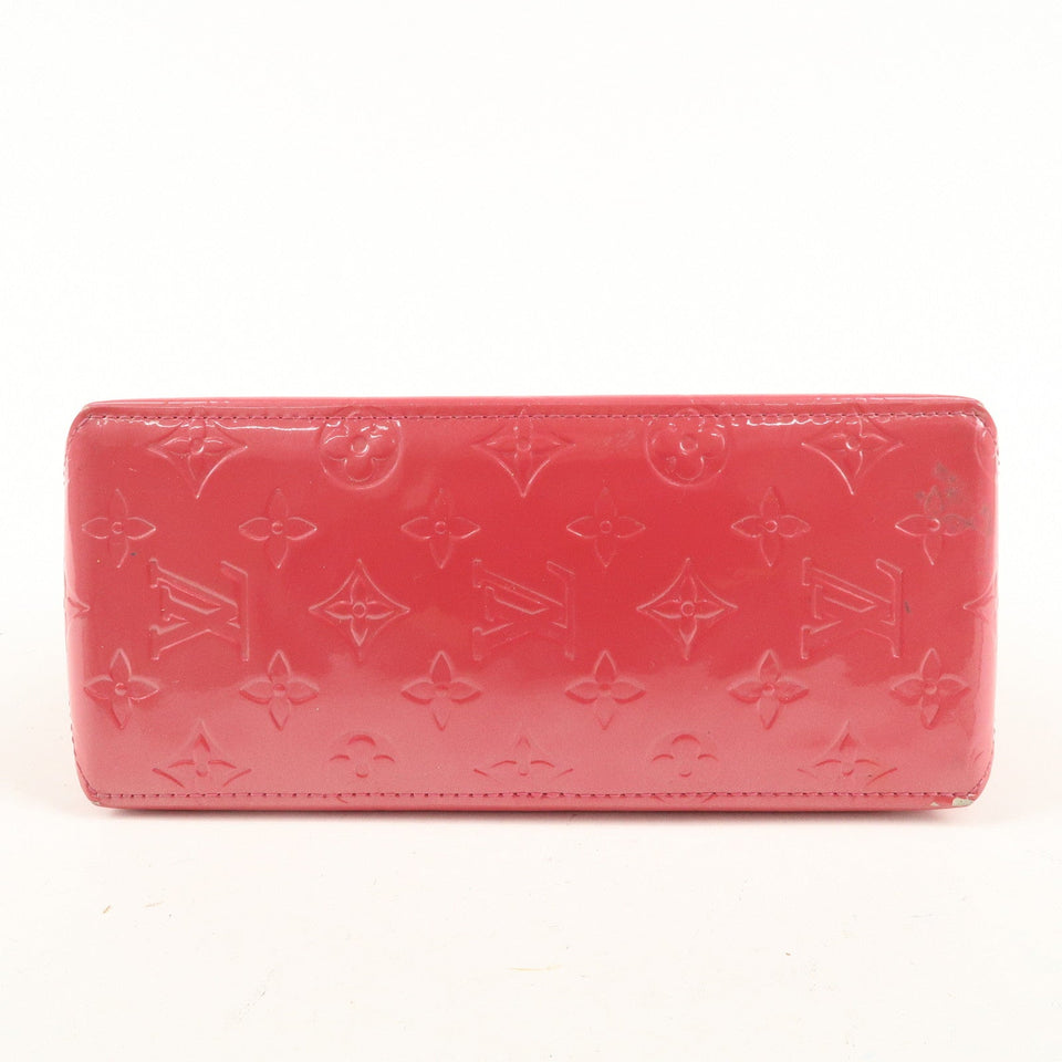 Louis Vuitton Monogram Vernis Lead PM Hand Bag Framboise M9132F