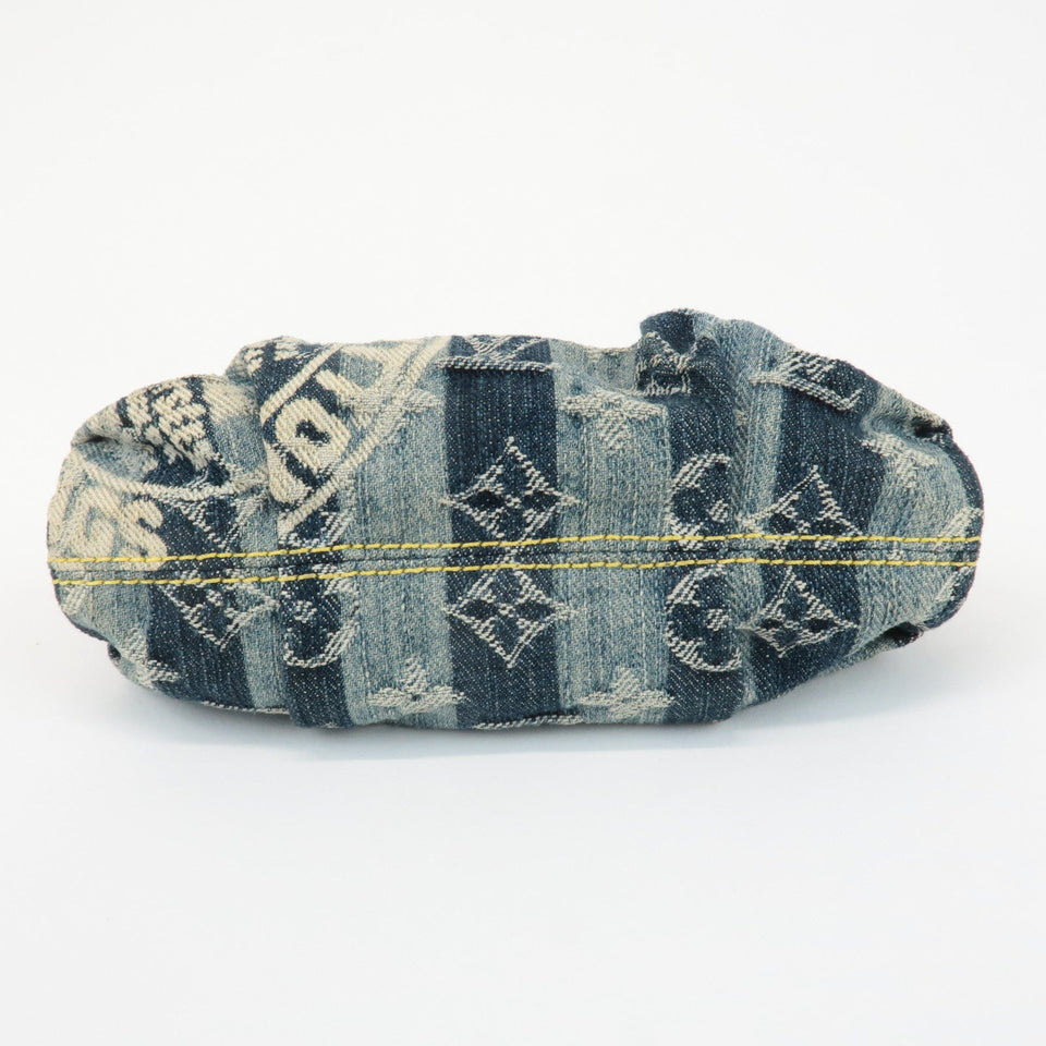 Louis Vuitton Monogram Denim Trousse Raye Pouch Blue M95335