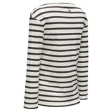 Dior No Great Women Artists Striped Cotton Linen Tshirt