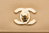 Chanel Vintage 1997-99 Nude Caviar Leather Handbag