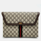Beige gg canvas Opidia GG Clutch