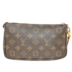 Louis Vuitton Pochette Accessoires  Canvas Clutch Bag