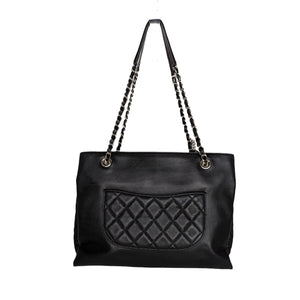 Chanel Accordion Shopping Lambskin Medium Tote