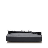Black Louis Vuitton Monogram Taurillon Pochette Steamer Clutch Bag