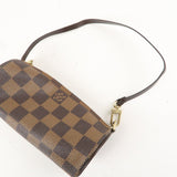 Louis Vuitton Damier Mini Pouch for Papillon Bag Brown