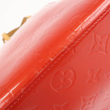 Louis Vuitton Monogram Vernis Lead MM Tote Bag Rouge M91086