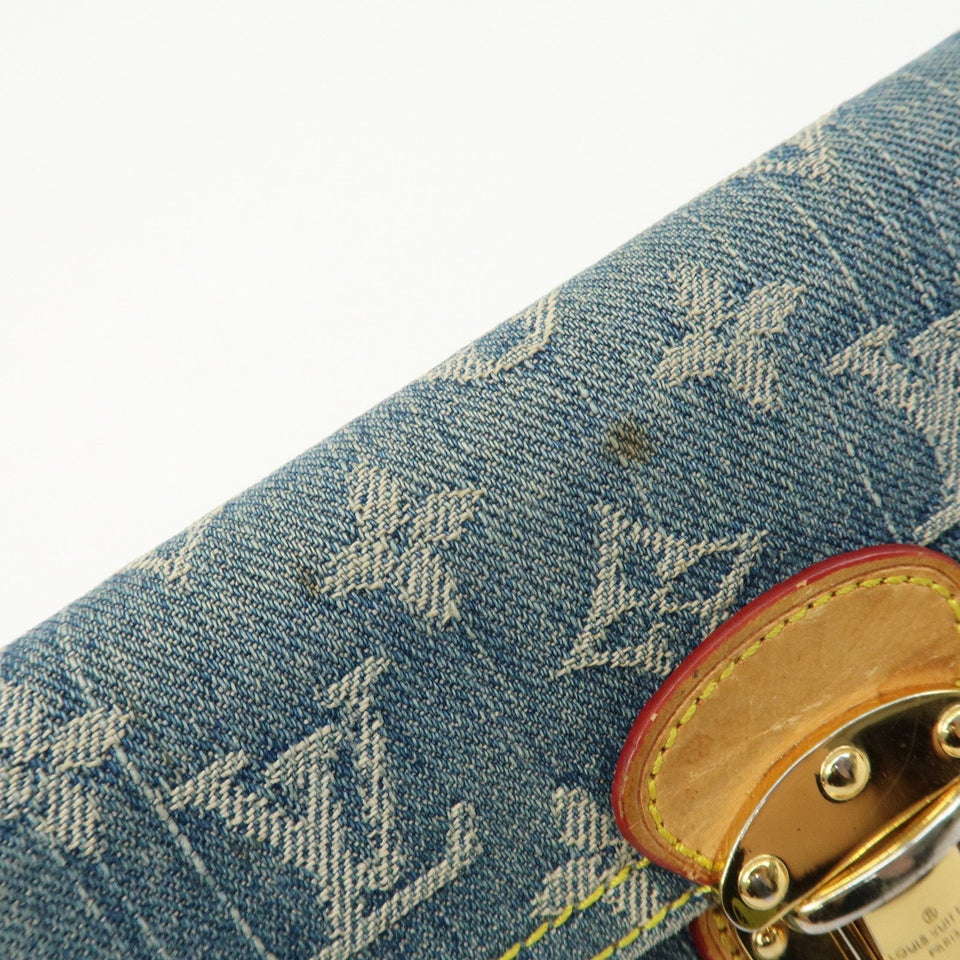 Louis Vuitton Monogram Denim Portefeuille Amelia Wallet M95511