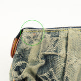 Louis Vuitton Monogram Denim Trousse Raye Pouch Blue M95335